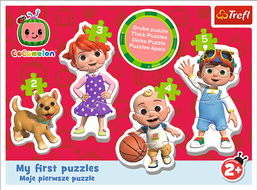 Trefl 4in1 (2, 3, 4, 5) Baby Classic - Cocomelon / Moonbug Cocomelon-2