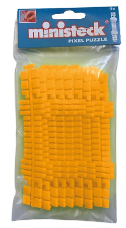 Ministeck / Neon Oranje Colorstripes 9 strips - Polybag