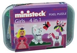 Ministeck Girls 4in1 - Plastic Box - 500pcs