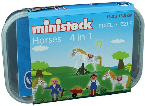 Ministeck Horses 4in1 - Plastic Box - 500pcs