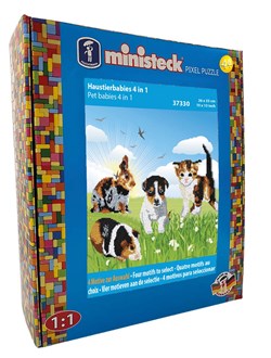Ministeck Pet Babies 4in1 - XL Box - 1800pcs
