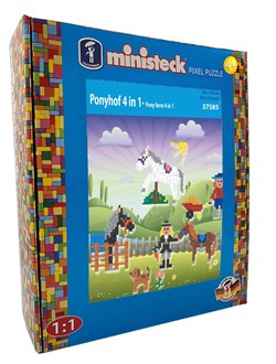 Ministeck Pony Farm  4in1 - XL Box - 1000pcs