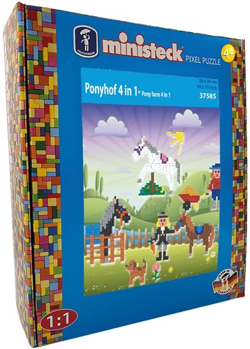 Ministeck Pony Farm  4in1 - XL Box - 1000pcs
