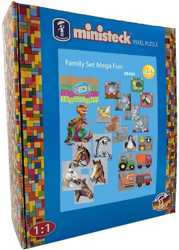 Ministeck Family-Set Mega Fun - XXL Box - 4000pcs