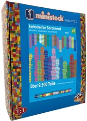 Ministeck Colorstripes Assortment XXL - XXL Box - 9500pcs