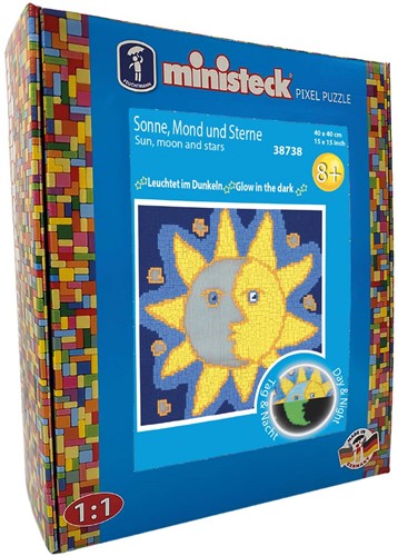 Ministeck GITD Sun, Moon, Stars - XXL Box - 3700pcs