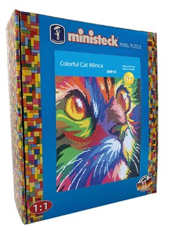 Ministeck ART Colorfull Cat Minka - XXL Box 8600 stuks