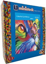 Ministeck ART Colorfull Cat Minka - XXL Box 8600 stuks