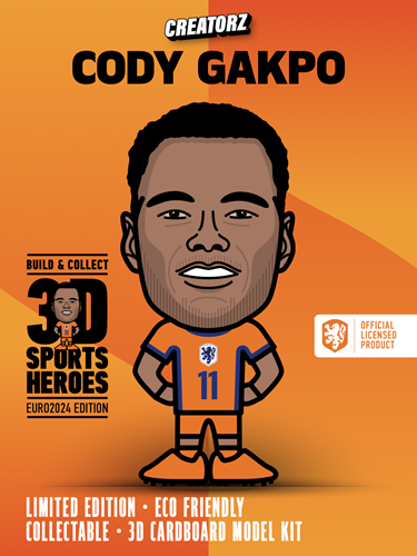Creatorz 3D Sports Heroes - Cody Gakpo – Nederlands Elftal (EURO2024)-2