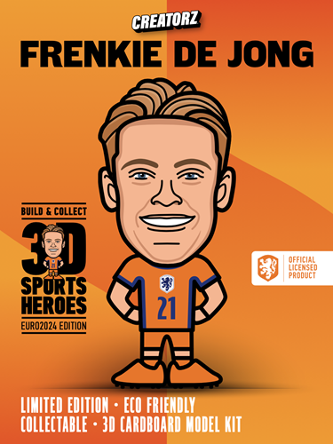 Creatorz 3D Sports Heroes - Frenkie de Jong – Nederlands Elftal (EURO2024)-2