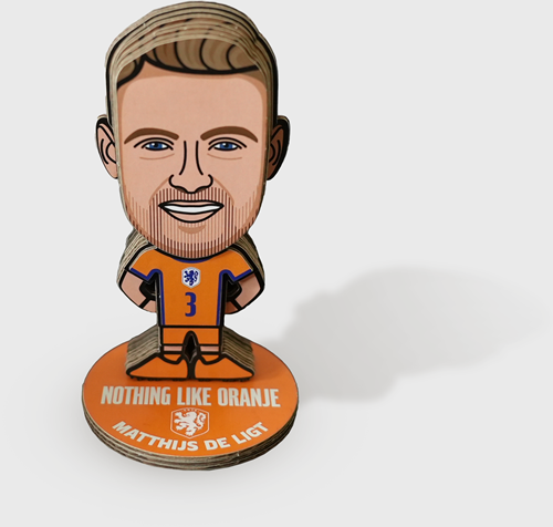 Creatorz 3D Sports Heroes - Matthijs de Ligt – Nederlands Elftal (EURO2024)-3