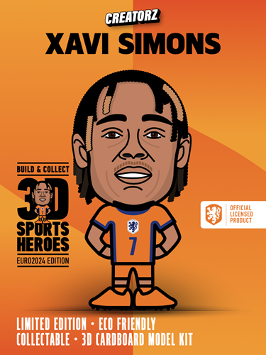 Creatorz 3D Sports Heroes - Xavi Simons – Nederlands Elftal (EURO2024)-2