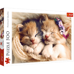 Trefl 500 - Sleeping kittens