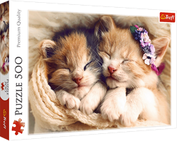 Trefl 500 - Sleeping kittens