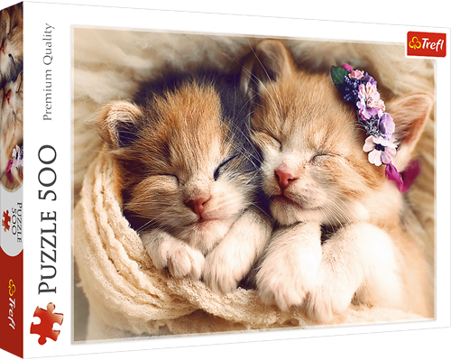 Trefl 500 - Sleeping kittens