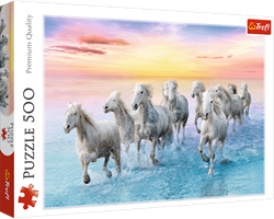 Trefl 500 - Galloping white horses