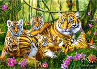 Trefl 500 - Family of tigers-3