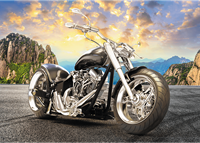 Trefl 500 - Black motorcykle-2
