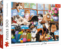 Trefl 500 - Cat Family