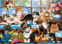 Trefl 500 - Cat Family-2