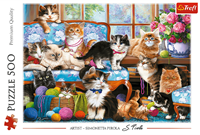 Trefl 500 - Cat Family-3