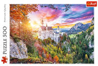 Trefl 500 - View of the Neuschwanstein Castle, Germany-3