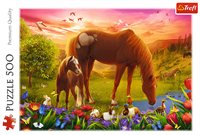 Trefl 500 - Horses in the Meadow-3