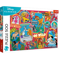 Trefl 500 - Disney: Over the Years / Disney