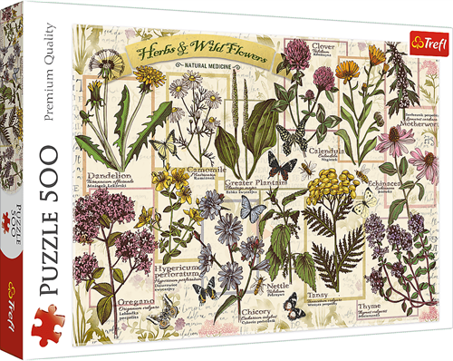 Trefl 500 - Herbarium: Medicinal Herbs