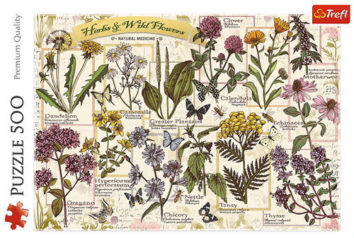 Trefl 500 - Herbarium: Medicinal Herbs-3