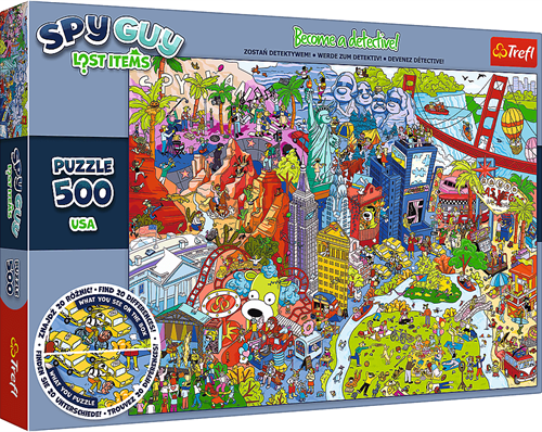 Trefl 500 - Spy Guy Lost Items: USA