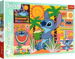 Trefl 500 - Holidays with Stitch / Disney Lilo&Stitch