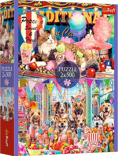 Trefl 2x500 - Fluffy friends