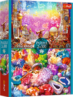 Trefl 2x500 - Cosmos and crystals
