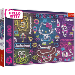Trefl 500 - Neon Hello Kitty_FSC Mix 70% / Hello Kitty
