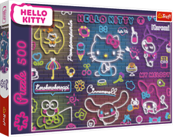 Trefl 500 - Neon Hello Kitty_FSC Mix 70% / Hello Kitty