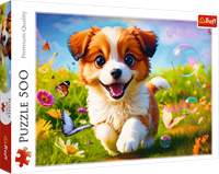 Trefl 500 - Happy Puppy_FSC Mix 70%
