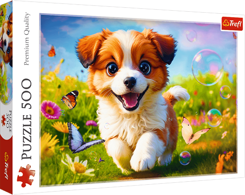 Trefl 500 - Happy Puppy_FSC Mix 70%