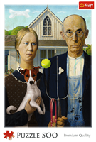 Trefl 500 - American Gothic: Dog Edition_FSC MIX 70%-3