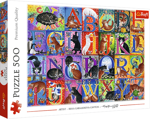 Trefl 500 - Cat's Alphabet_FSC Mix 70%
