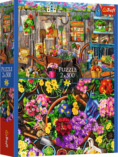 Trefl 2x500 - Working in the Garden_FSC Mix 70%