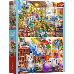 Trefl 2x500 - The Art of Painting_FSC Mix 70%