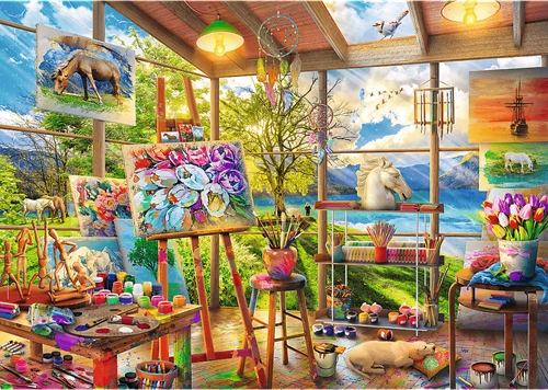 Trefl 2x500 - The Art of Painting_FSC Mix 70%-2