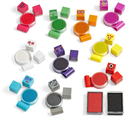 Learning Resources - Numberblocks® Stampoline Park Stamp Activity Set-2