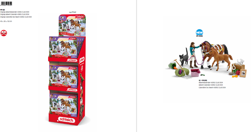Schleich Horse Club Display Advent Calendar Horse Club 2024