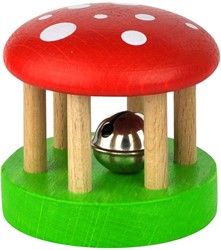 VOG - Houten Rammelaar Belli rood/groen