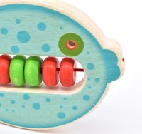 VOG - Houten Rammelaar vis Bulli-2