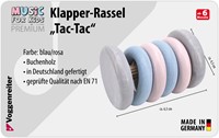 VOG - Houten Rammelaar Tac-Tac pastel-3