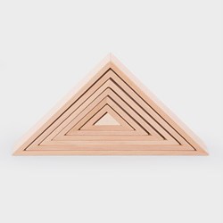 Tickit Natuurlijke Houten Architect Driehoeken