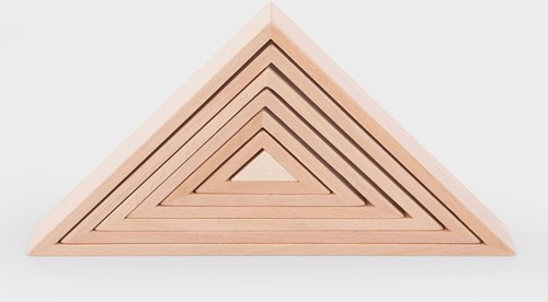 Tickit Natuurlijke Houten Architect Driehoeken